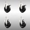 Service Caster 5 Inch 316SS Soft Rubber Swivel 12mm Threaded Stem Caster Lock Brake, 2PK SCC-SS316TSTTL20S514-SRS-M1215-2-S2 - alternate 3